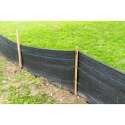 Farm Plastic Supply - Silt Fence - 3 x 100 - 11 Stakes Included - Silt Fencing With Stakes, fence screening, agricultural fencing, privacy material, silt fence, silt fencing, erosion barrier