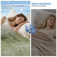 thumbnail image 2 of Sage Green Cooling Blanket,Lightweight Summer Throw Blanket with Double Sided Cold Effect,Retro Oil Painting Modern Abstract Art Aesthetics Picnic Blankets Bed Sheet for Hot Sleepers 60"x80", 2 of 8
