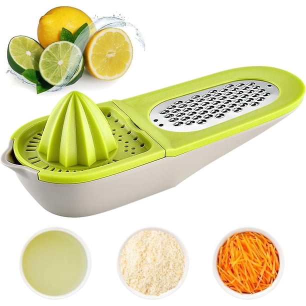 Plastic Manual Citrus Press, Plastic Manual Orange Press, Plastic Manual Lemon Press For Lemons, Oranges, Greens Or Limes, Manual Cheese Grater For Ch