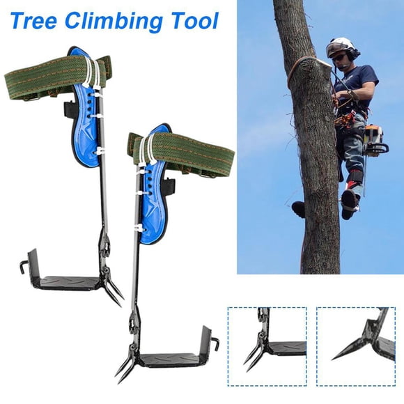 Tree Climbing Set Hand Ascender Rock Climbing Tree Arborist Equipment Rope Clamp Rock Climbing, Mountaineering, Fire - Two Gear
