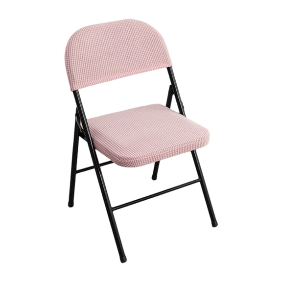 2Piece Split Elastic Chair Slipcovers Set Widely Fit Washable Tear Polyester Covers for Foldable Furniture