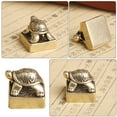 thumbnail image 3 of OHOIOLLA Brass Tortoise Stamper Decor Dorado Decorativo Para Escritorio, 3 of 8
