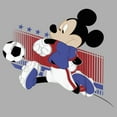 thumbnail image 2 of Boys' Husky Mickey & Friends Soccer USA Graphic Tee Athletic Heather Medium, 2 of 3