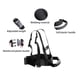 thumbnail image 5 of sweethay Arnés de seguridad para esquiar para niños, correas de entrenamiento ajustables, correa de aprendizaje para trineo para niños pequeños, Deportes de nieve sweethay OD019546-00, 5 of 6