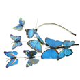 thumbnail image 3 of 1 Pcs Handmade Spring Butterfly Headband Bridal Flower Crown Ladies Costume Delicate Wedding Hair Accessories, 3 of 8