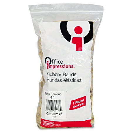 Office Impressions Rubber Bands 64 1lb - 320 Count