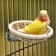 thumbnail image 3 of Nido de cría para pájaros, cama para agapornis, tejido de cuerda de cáñamo cálido para invierno, jaula para periquitos. Diámetro 135 cm, 3 of 6