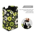 thumbnail image 3 of Yayeee Freestanding Laundry Hamper with Handle Collapsible Large Storage Basket for Clothes, Green Flower Pattern, 3 of 7