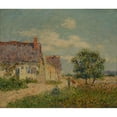 thumbnail image 3 of Gustave Loiseau 14x12 Black Modern Framed Museum Art Print Titled - Chaumiere in Vandreuil (1903), 3 of 5