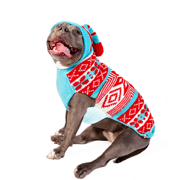 Peppermint Hoodie Dog Sweater, 3X-Large