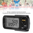 thumbnail image 3 of Podómetro 3D Para Caminar Con Pantalla Digital Grande, Memoria De 30 Días, Contador De Pasos Preciso Para Hombres, Mujeres, Jóvenes, Adultos Mayores, Negro, 3 of 7