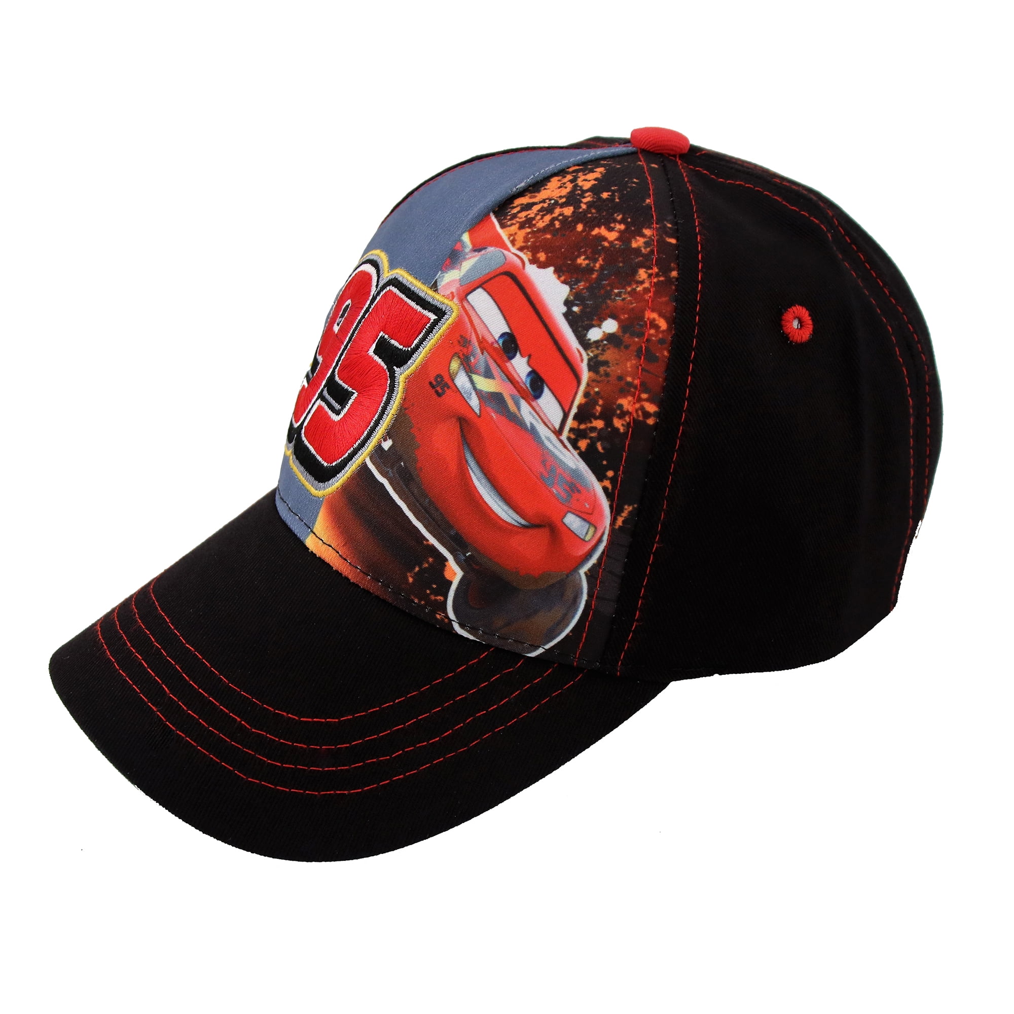 Disney Kids Baseball Hat For Little Boys Ages 47, Cars Lightning