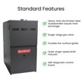 thumbnail image 4 of Goodman 60,000 BTU 80% AFUE Single Stage Gas Furnace – Upflow/Horizontal, 17.5″ Wide, with LP Conversion Kit, 4 of 5