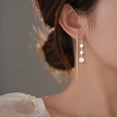 thumbnail image 6 of YYKihy Indulge In The Of Our Trendy And Versatile Small Pearl Stud Earrings With Silver Needles An Must Have Jewelry Piece. These Earrings Blend Contemporary Fashion With Timeless Eleganc, 6 of 9
