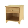 thumbnail image 3 of Plank+Beam Solid Wood Nightstand with 1 Drawer for Bedroom, 3 of 9