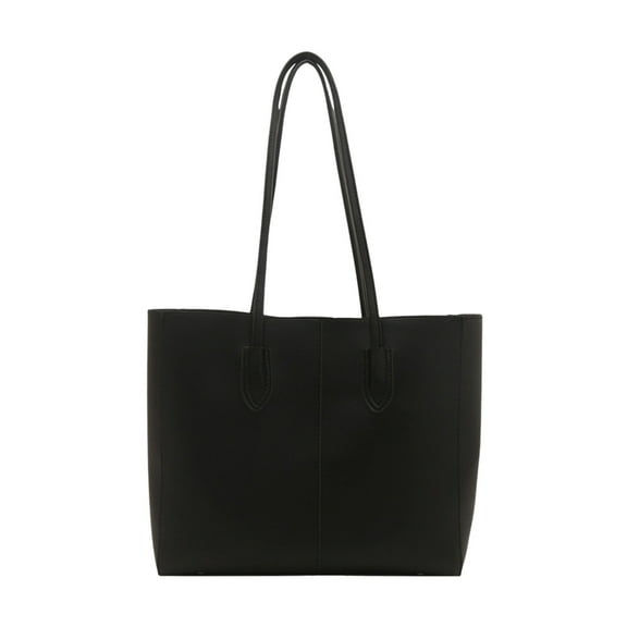 Women's Shoulder Bag Handbag Purse - PU Leather Crossbody Messenger Bag for Women Large 15.9x11.4x4.1in Capacity Work Travel Gift Lightweight(Black)