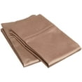 thumbnail image 1 of 400-Thread Count 100% Egyptian Cotton Elegant Solid Pillowcase Set Taupe / King, 1 of 1