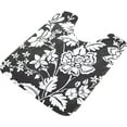 thumbnail image 5 of GZHJMY Hawaiian Black Floral Bathroom Rug Rectangular Bath Mat Non Slip Bath Rugs Absorbent Shaggy Bathmats for Sink Shower 16" x 24", 5 of 7