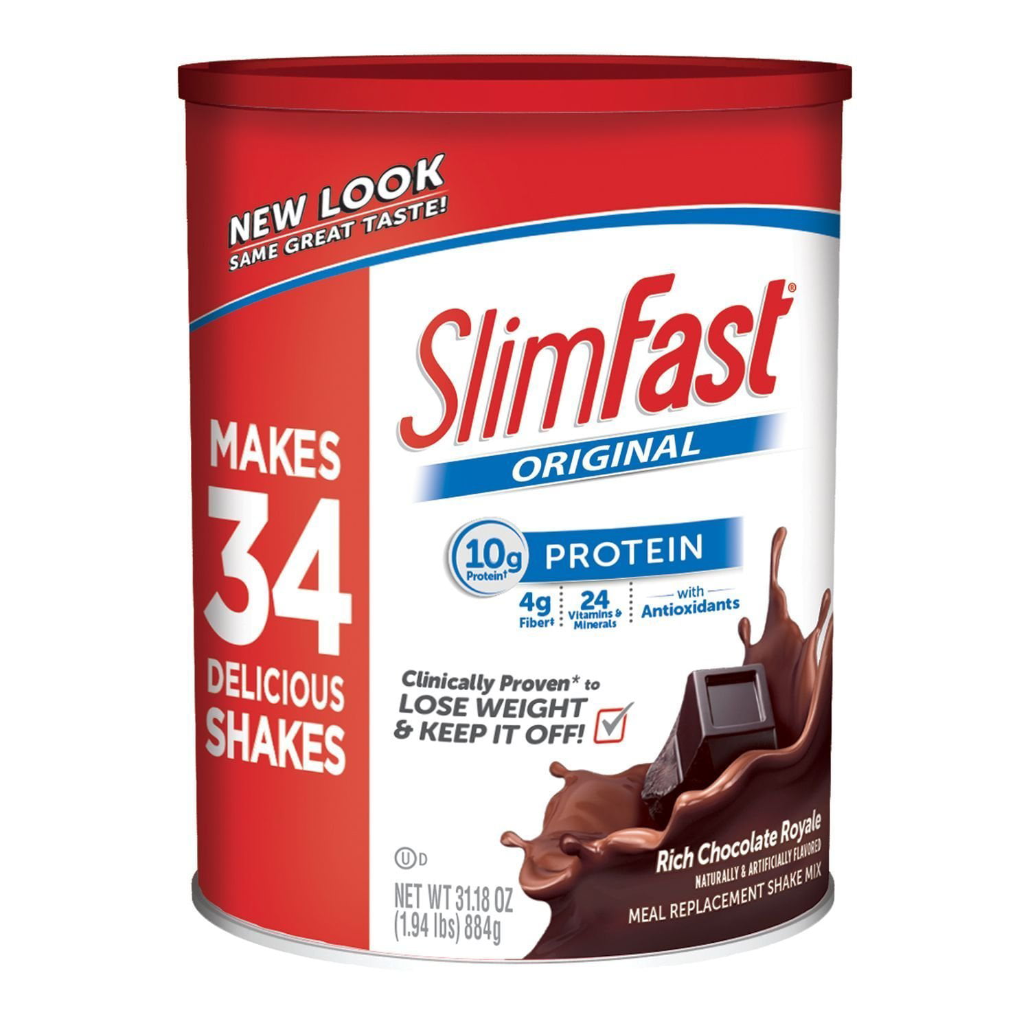 SlimFast! Chocolate Royale Shake Mix, 31.18 oz