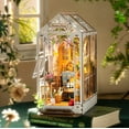 thumbnail image 1 of Rolife Book Nook Shelf Insert - Holiday Garden House, 1 of 5