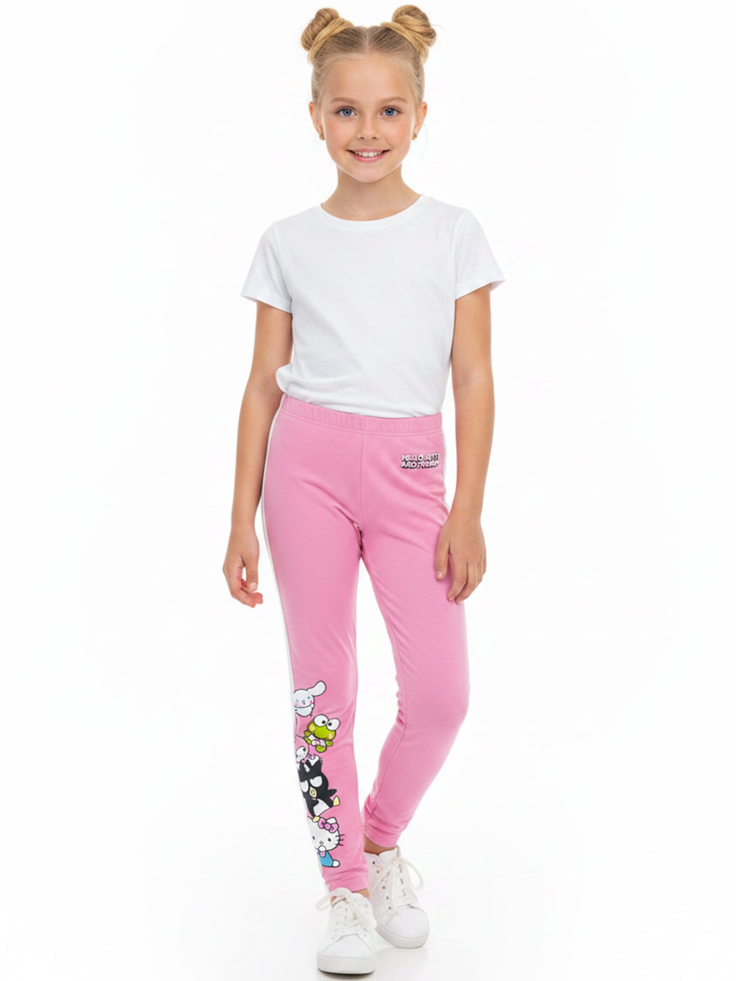 Sanrio Girls' Hello Kitty and Friends Graphic Leggings, Sizes 4-16