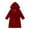 Red(B), variant on Esaierr Toddler Girls Bathrobes,Robes for Kids Mid-Length Hooded Spring Autumn Baby Bathrobe Toddler Robe for Toddler 9m-9y