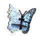 thumbnail image 4 of Estante de esquina con forma de mariposa, estante de almacenamiento flotante, colgante, multiusos, práctico 26.2cmx17cm, 4 of 9