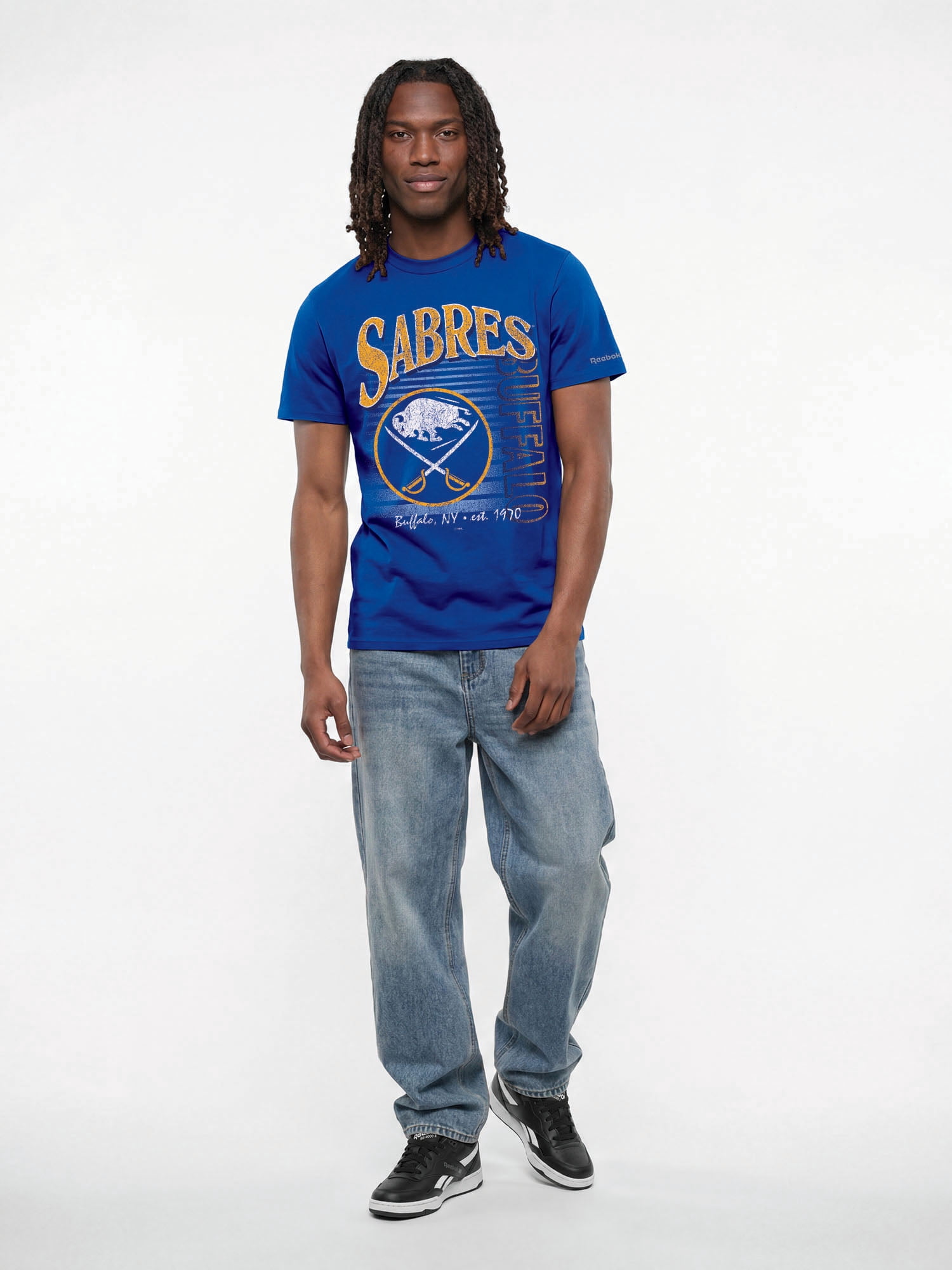 Buffalo Sabres Reebok Mens Crew Neck Short Sleeve T-Shirt