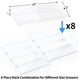 thumbnail image 4 of Organizador de cajones para especias MIUKAA, acrílico transparente, juego de 4 niveles, 2 unidades, 4 of 8