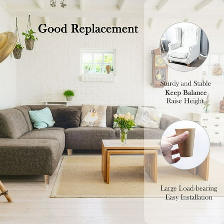 3 Wood Furniture Leg Chair Table Cabinet Cupboard Feet Replacement Add Height Canada 3 Wood Furniture Leg Chair Table, How To Add Height Sofa Legs
