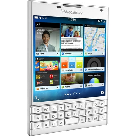 BlackBerry Passport 32 GB Smartphone, 4.5" LCD HD 1440 x 1440, 3 GB RAM, BlackBerry OS 10, 4G, White
