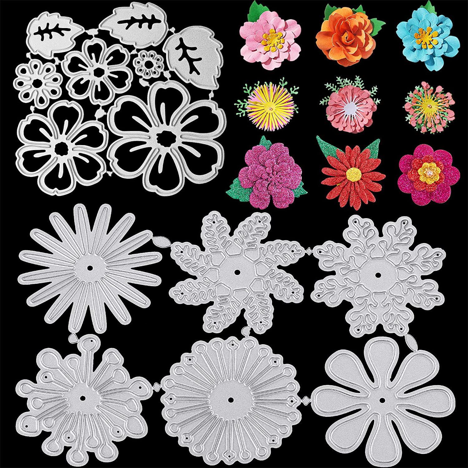Card Making Scrapbooking Flower Metal Cutting Dies Album Stencil Set 3D DIY 