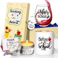 thumbnail image 1 of Set de regalo Teacher Appreciation, taza de 325 ml y copa de vino de 530 ml, 1 of 7