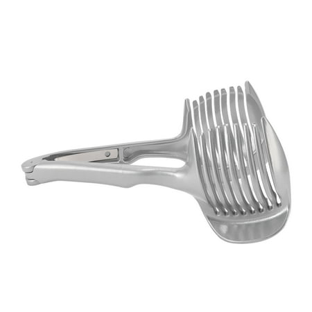 

FAGINEY Lemon Slice Tool Lemon Cutting Tool Lemon Slice Tool Aluminium Alloy Durable Eco Friendly Tongs Design Lemon Slice Cutter For Tomato Onion Lemon