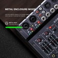 thumbnail image 2 of Mezclador de audio BOMGE 04M de 4 canales con USB Bluetooth 24 efectos, 2 of 9