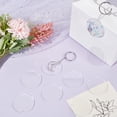 thumbnail image 4 of 1 Box 30Pcs Acrylic Round Blanks Acrylic Ornament Blanks Clear Circle Blanks Acrylic Circle Disc Ornament Blanks with Hole Acrylic Blanks for Vinyl Christmas Party Decor Painting DIY Craft, 4 of 8