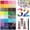 32 Color, variant on Resin Jelly Rhinestones for Bedazzling,Multicolor 3mm Flatback Gems for Diamond Art,Crystal Bedazzler Kit with 3Pcs 10ml B7000 Jewelry Glue for Nail Art Crafting Clothing Book Makeup (32 Color)