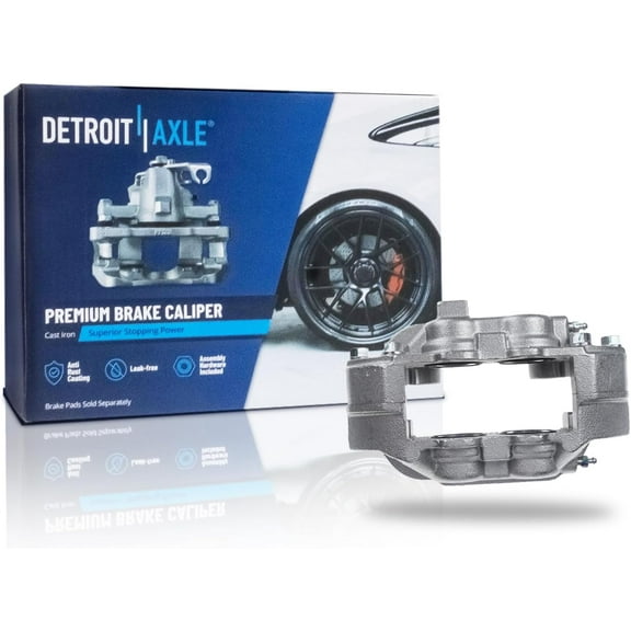 Detroit Axle - Front Right Brake Caliper for 2015-2020 Chevrolet Colorado GMC Canyon Disc Brake Caliper 2016 2017 2018 2019 Replacement Passenger Side Brake Caliper Assembly