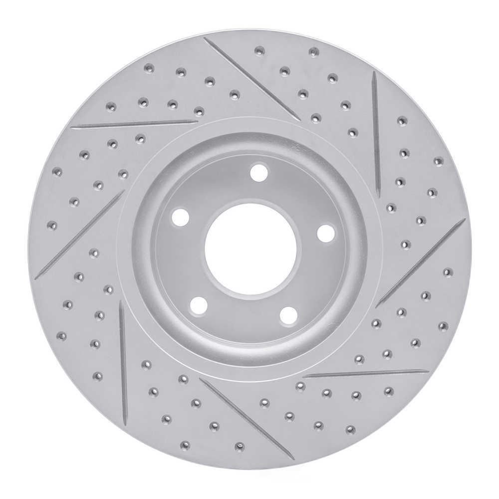 Dynamic Friction Company 830-67059L DFC Geoperformance Rotor - Drilled and Slotted