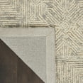 thumbnail image 5 of 8' X 10' Beige and Gray Wool Abstract Geometric Area Rug, 5 of 5