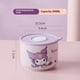 thumbnail image 4 of Sanrio Kuromi sealed ceramic rice box with lid, three piece set, student office worker, microwave oven, heating and preservation bowl, 4 of 5