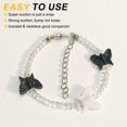thumbnail image 3 of Uxcell 6 Pack Magnetic Necklace Clasps and Closures, 0.7" x 0.2" Gold and Silver Plated Jewelry Clasps Converters Magnetic Clasp Converter Jewelry Findings for DIY Jewelry Making, Gold, 3 of 6