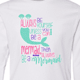 thumbnail image 4 of Inktastic Always be Yourself, Unless you can be a Mermaid Long Sleeve Youth T-Shirt, 4 of 5