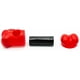 thumbnail image 2 of Dispensador de bolsas para excrementos de perros, soporte para bolsas para excrementos de perros, soporte para bolsas para mascotas con forma de hueso, accesorios para mascotas (rojo), 2 of 5