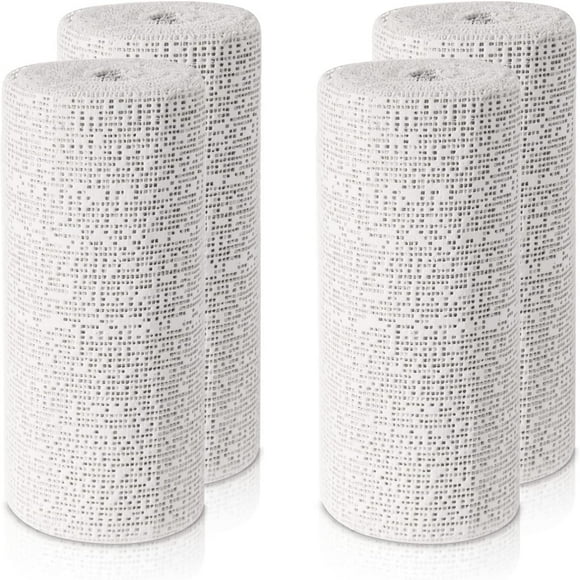 White feet plaster cloth roll white gauze strips wrapped bandage for making abdominal plaster mask making body mold landscape art