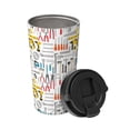 thumbnail image 2 of Fotbe Construction tools Printed Insulated Travel Coffee Mug Spill Proof Leak Proof Stainless Steel Coffee Tumbler Reusable Coffee Cups with Lids Thermos, 2 of 8