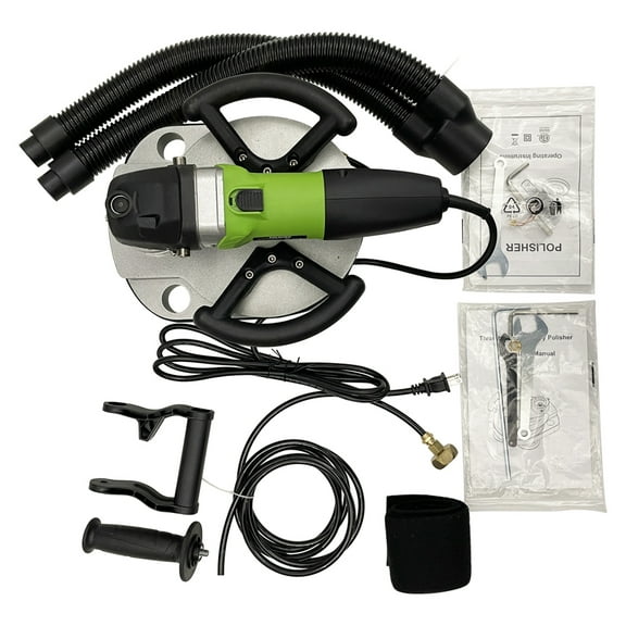 Marble Grinding Polishing Machine 110V Wet and Dry Marble Countertop Water Mill with 3 Wheels No Grinding Disc