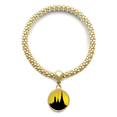 thumbnail image 1 of Pendentif Rond temple de l'Ombre en bracelet Chaîne de Bijoux, 1 of 3