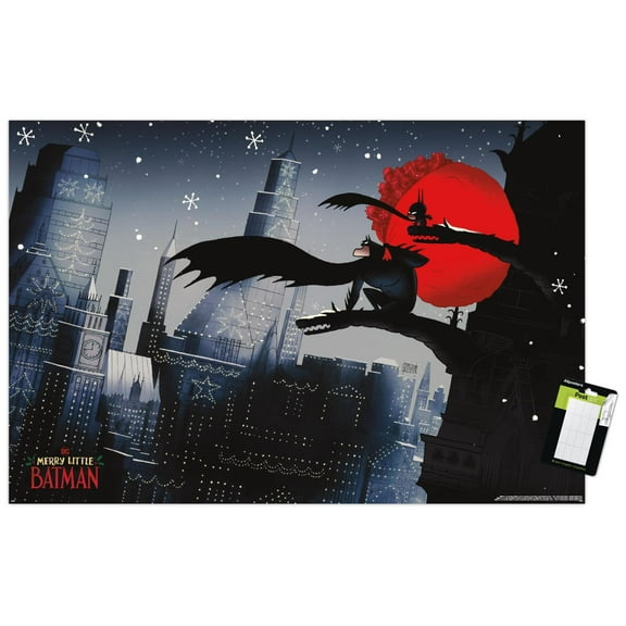 DC Merry Little Batman - Key Art Wall Poster, 14.725" x 22.375"