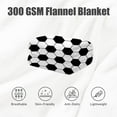 thumbnail image 3 of Soccer Blanket Soccer Gifts for Boys Girls Team Fleece Soccer Ball Blankets Throw for Couch Outdoor Sports Camping Living Soccer Bedding Bedroom Decor 60"x50", 3 of 6